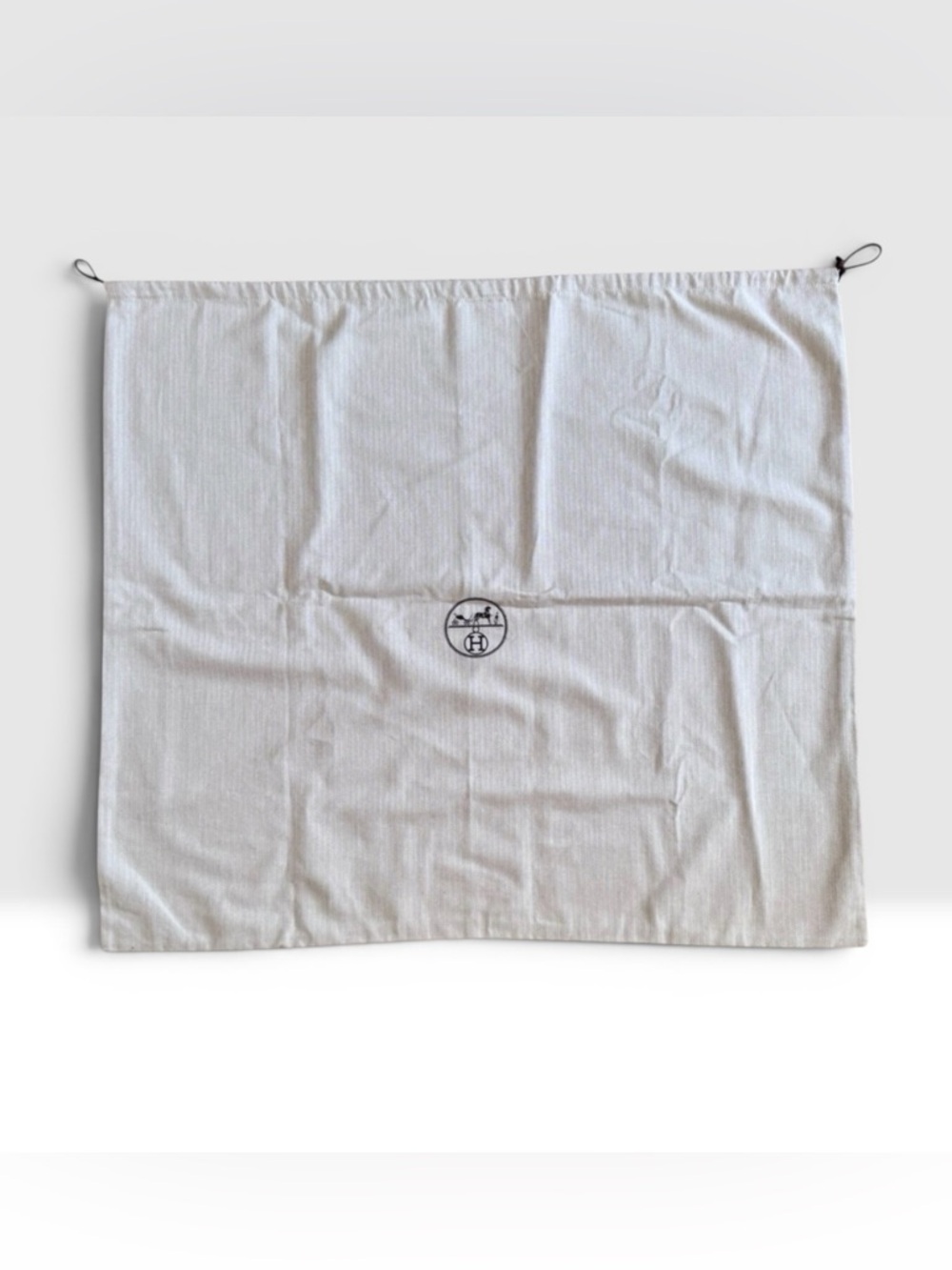 Hermès XXL Dust Bag 33x29 Oversized Canvas Storage Cover Blanket Travel Neutral